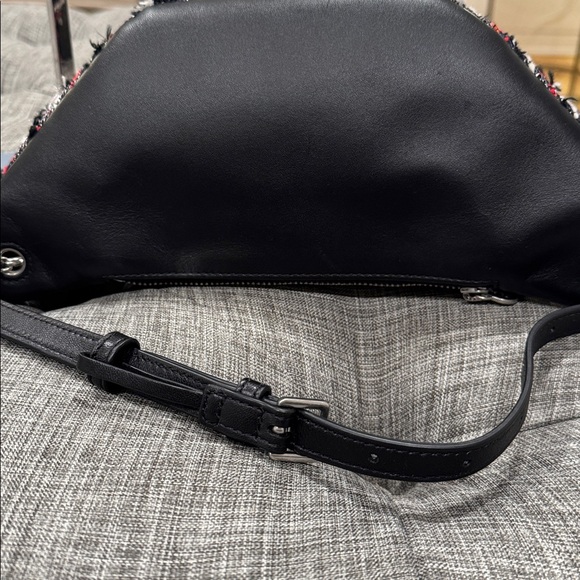 Tory Burch Bag Tory Fleming Tweed Belt Bag Fanny Pack - Picture 16 of 17